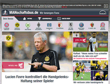 Tablet Screenshot of manschaftsbus.de